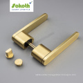 bright gold bedroom privacy interior entry modern door lever handle